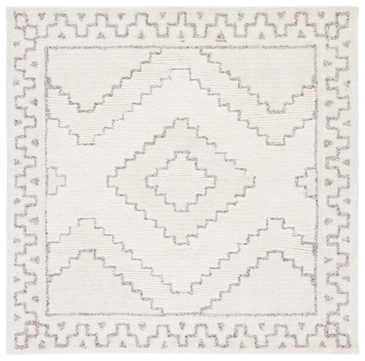 Safavieh Casablanca 6'-0" x 6'-0" Rug in Ivory / Grey