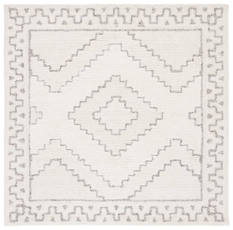 Safavieh Casablanca 6'-0" x 6'-0" Rug in Ivory / Grey