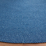 Safavieh Braided 5'-0" x 5'-0" Rug in Navy