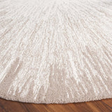 Safavieh Abstract 6'-0" x 6'-0" Rug in Ivory / Dark Beig