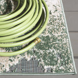 Safavieh Cabana 4'-0" x 6'-0" Rug in Green / Ivory