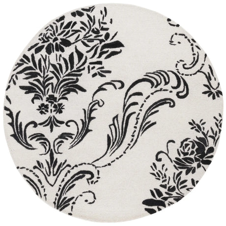 Safavieh Jardin 6'-0" x 6'-0" Rug in Ivory / Black
