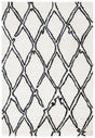 Safavieh Casablanca 4'-0" x 6'-0" Rug in Ivory / Black