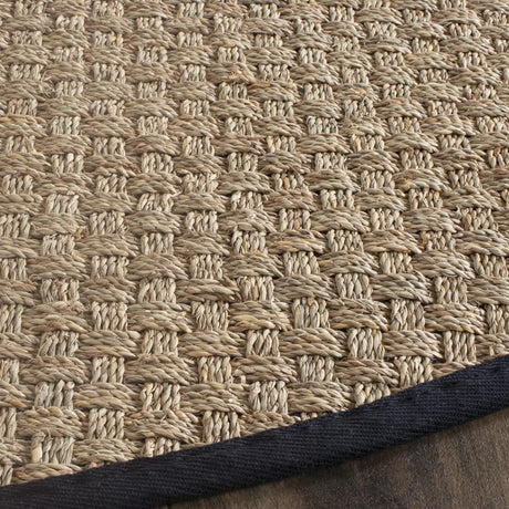 Safavieh Natural Fiber 10'-0" x 10'-0" Rug in Natural / Black
