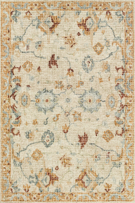 Loloi Julian Ji-03 Ivory / Multi Rugs - main flat