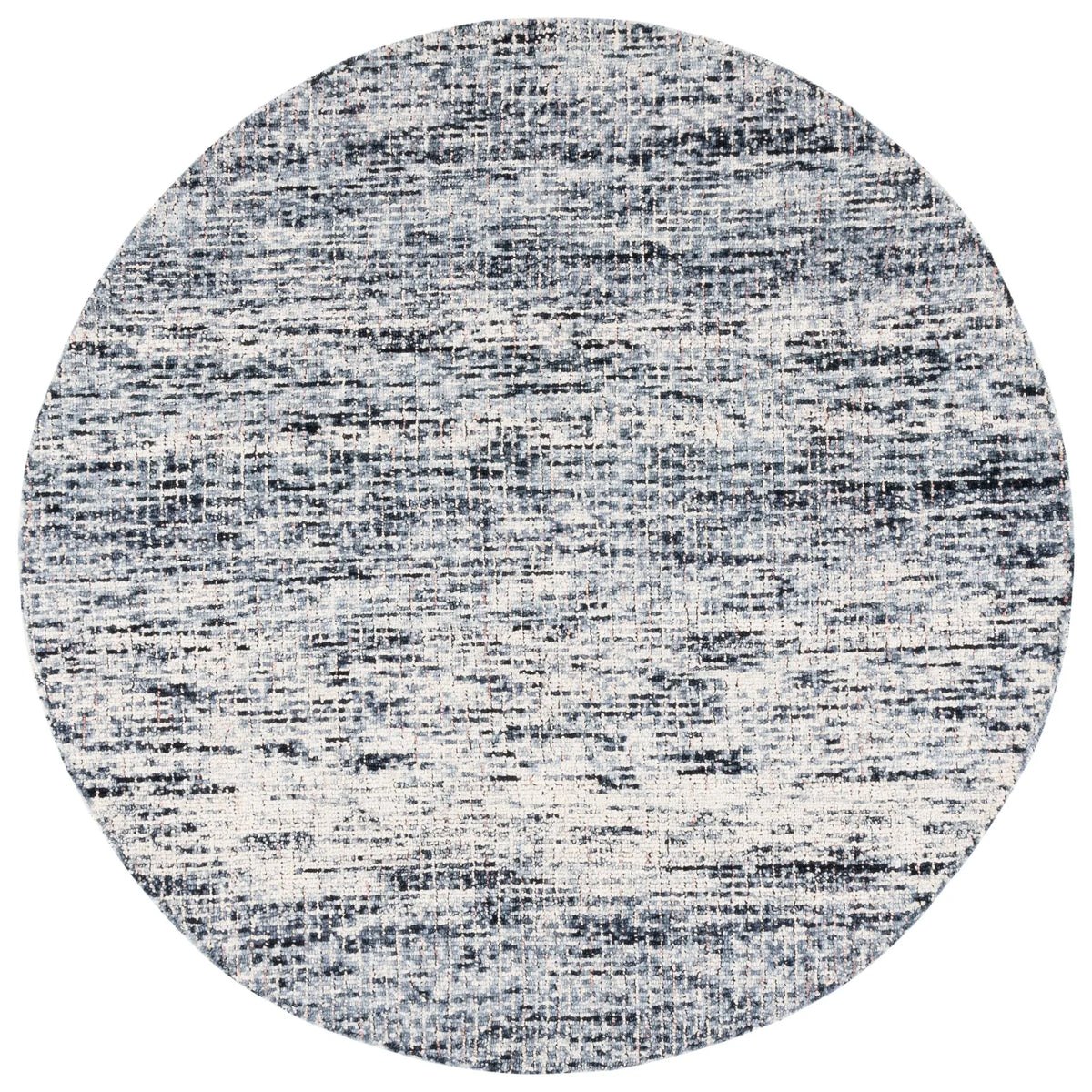 Safavieh Abstract 6'-0" x 6'-0" Rug in Black / Beige