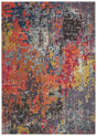 Safavieh Monaco 4'-0" x 5'-7" Rug in Blue / Orange