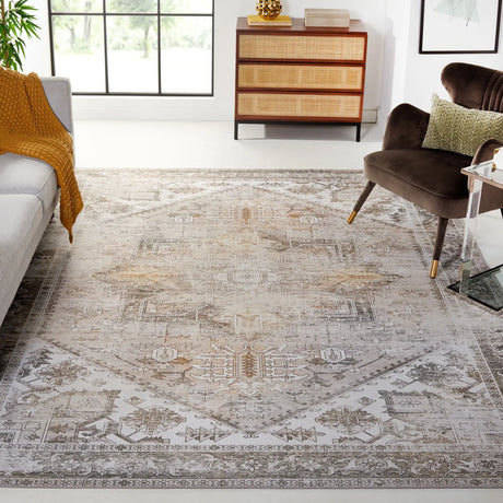 Safavieh Tucson 10'-0" x 14'-0" Rug in Beige / Grey