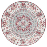 Safavieh Bellagio 5'-0" x 5'-0" Rug in Light Grey / Ivory