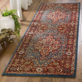 Safavieh Kashan 2'-6" x 10'-0" Rug in Blue / Red