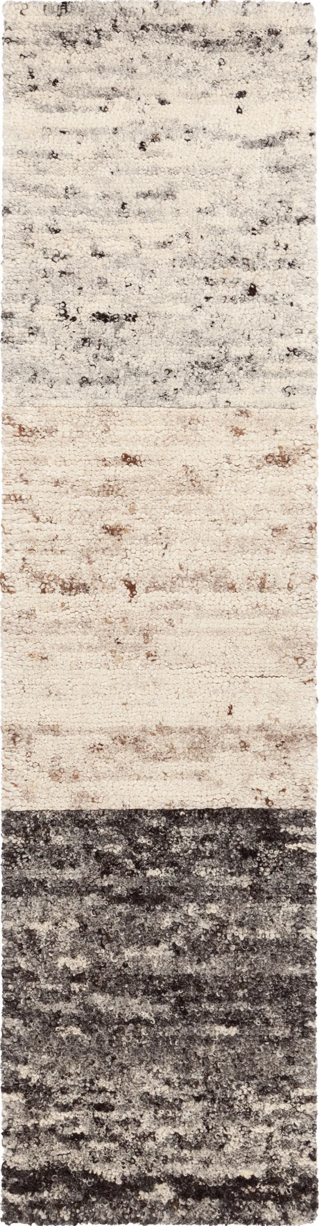Chandra Zia ZIA-58502 Gray / White / Black rug, sample color blanket