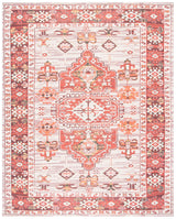Safavieh Saffron 8'-0" x 10'-0" Rug in Terracotta / Ivory