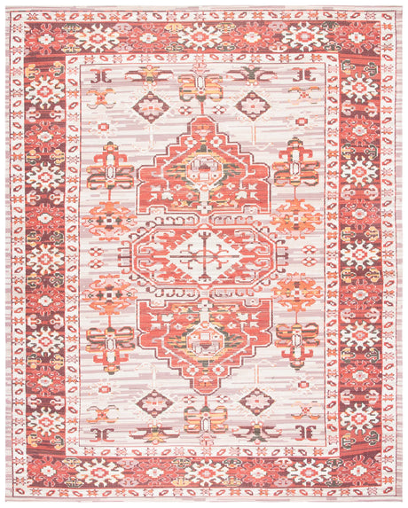 Safavieh Saffron 8'-0" x 10'-0" Rug in Terracotta / Ivory