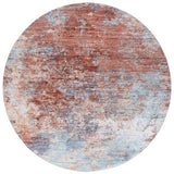 Safavieh Tacoma 6'-0" x 6'-0" Rug in Rust / Aqua