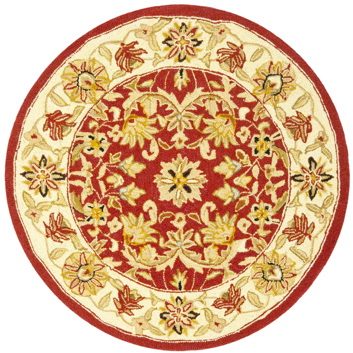 Safavieh Chelsea 3'-0" x 3'-0" Rug in Red / Ivory