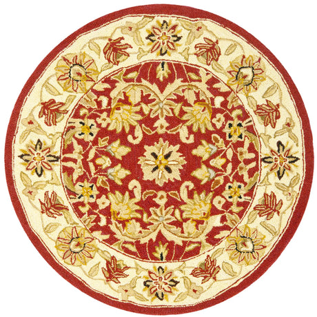 Safavieh Chelsea 3'-0" x 3'-0" Rug in Red / Ivory