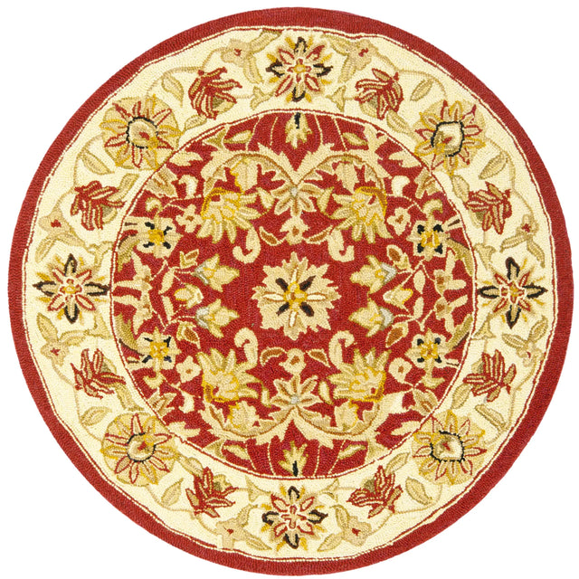 Safavieh Chelsea 3'-0" x 3'-0" Rug in Red / Ivory