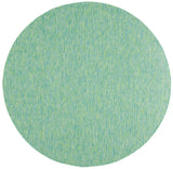 Safavieh Courtyard 5'-3" x 5'-3" Rug in Green / Blue