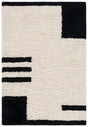 Safavieh Casablanca 4'-0" x 6'-0" Rug in Black / Ivory