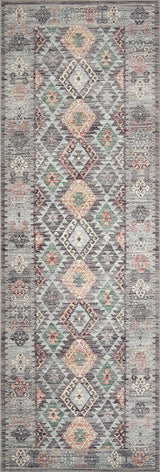 Loloi Zion Zio-01 Grey/Multi Rugs - runner flat