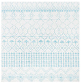 Safavieh Tulum 6'-7" x 6'-7" Rug in Ivory / Turquoise