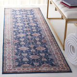 Safavieh Tucson 2'-6" x 8'-0" Rug in Navy / Beige