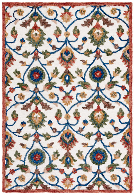 Safavieh Blossom 4'-0" x 6'-0" Rug in Ivory / Green