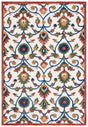 Safavieh Blossom 4'-0" x 6'-0" Rug in Ivory / Green