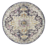 Safavieh Madison 5'-0" x 5'-0" Rug in Black / Gold