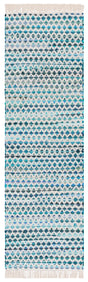 Safavieh Montauk 2'-3" x 8'-0" Rug in Turquoise / Ivory