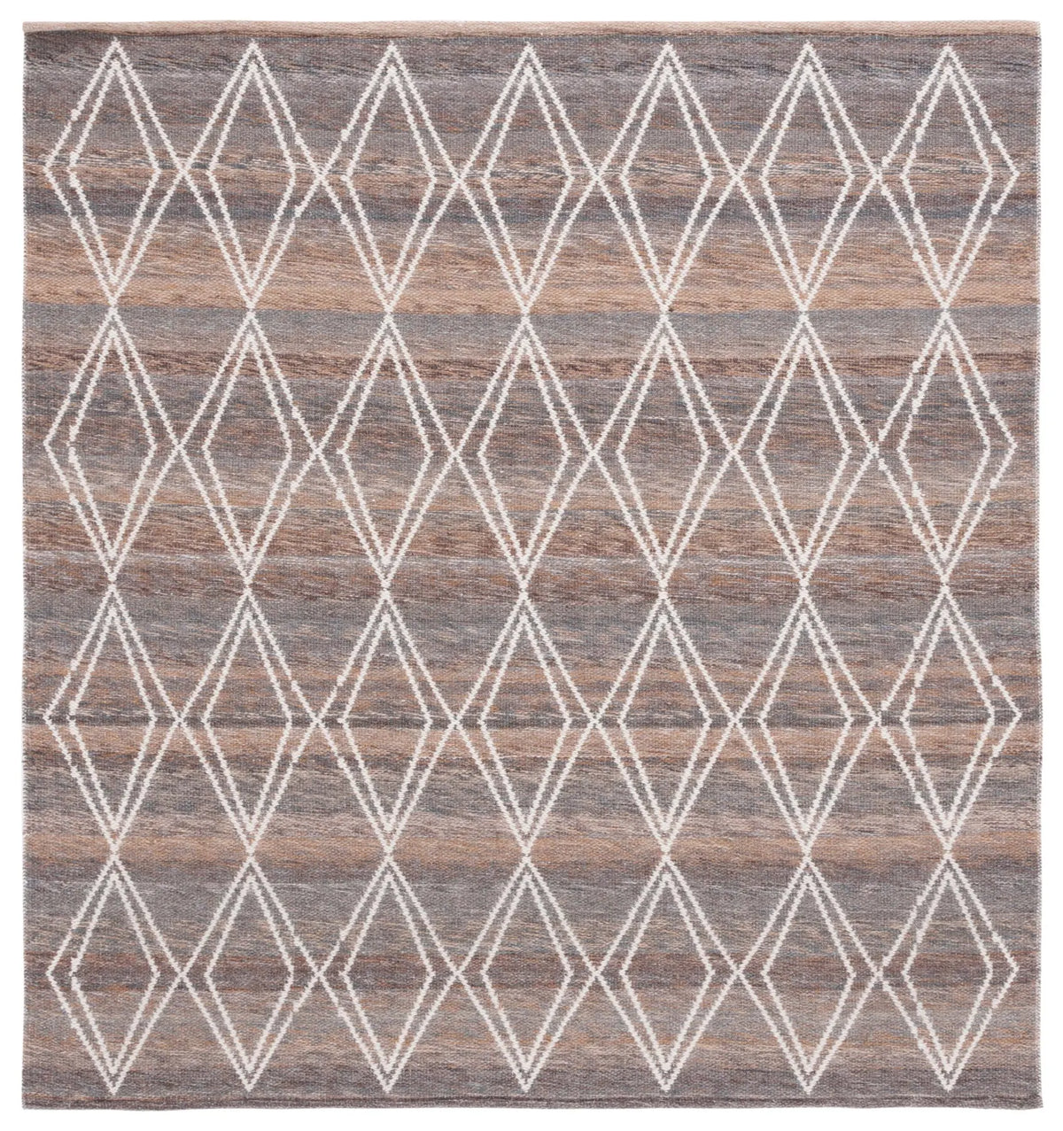 Safavieh Kilim 6'-0" x 6'-0" Rug in Brown / Grey