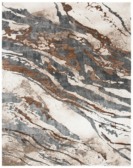 Safavieh Pacific 10'-0" x 14'-0" Rug in Dark Grey / Beige