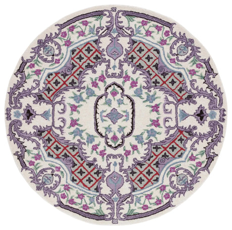 Safavieh Bellagio 5'-0" x 5'-0" Rug in Ivory