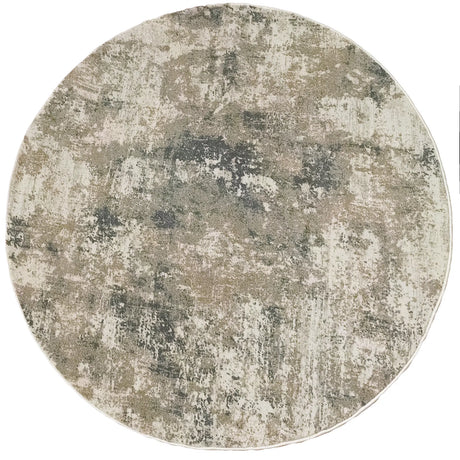 Dynamic Rugs Quartz 27031 Beige / Grey Rugs - Round