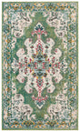 Safavieh Madison 3'-0" x 5'-0" Rug in Green / Aqua