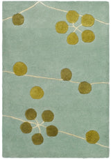 Safavieh Soho 2'-0" x 3'-0" Rug in Light Blue / Gold