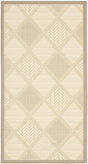 Safavieh Courtyard 2'-7" x 5'-0" Rug in Dark Beig / Beige