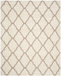 Safavieh Hudson Shag 10'-0" x 14'-0" Rug in Ivory / Beige