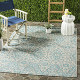 Safavieh Martha Stewart 5'-3" x 7'-7" Rug in Grey / Aqua