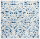 Safavieh Martha Stewart 28 6'-7" x 6'-7" Rug in Cream / Blue