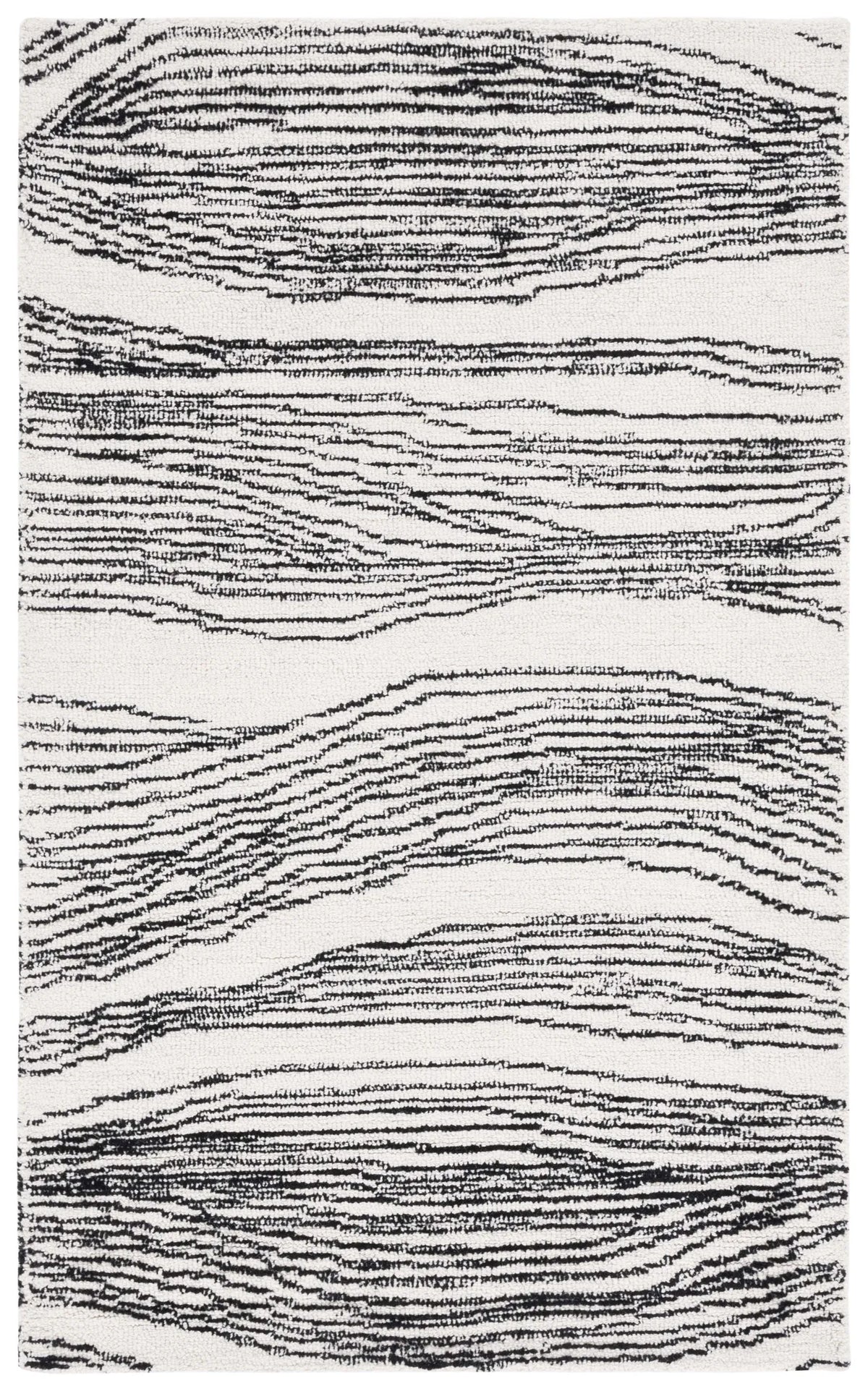 Safavieh Metro 3'-0" x 5'-0" Rug in Ivory / Black