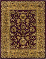 Safavieh Classic 9'-6" x 13'-6" Rug in Burgundy / Gold