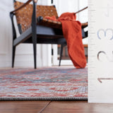 Safavieh Tucson 4'-0" x 6'-0" Rug in Blue / Rust