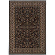 Oriental Weavers Sphinx Ariana 213k8 Black / Ivory Rugs - main flat