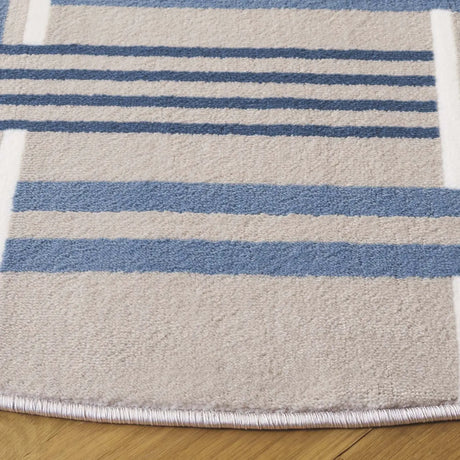 Safavieh Groove 6'-7" x 6'-7" Rug in Beige / Blue