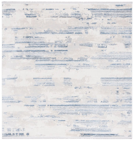 Safavieh Whisper 6'-7" x 6'-7" Rug in Grey / Blue Ivory