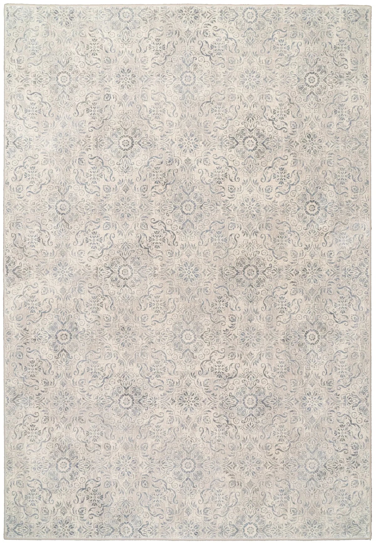 Dynamic Rugs Ancient Garden 57162 Silver / Grey Rugs - Rectangular