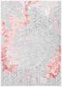 Safavieh Meadow 500 4'-0" x 6'-0" Rug in Light Grey / Pink