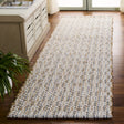 Safavieh Natural Fiber 2'-3" x 8'-0" Rug in Natural / Blue