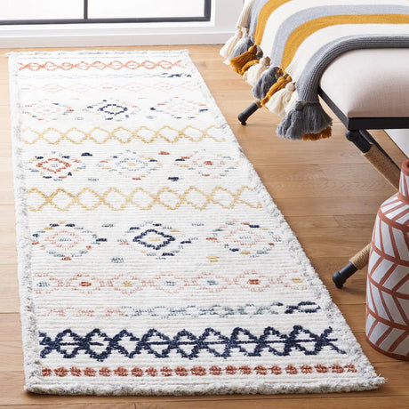 Safavieh Marrakesh 2'-2" x 8'-0" Rug in Ivory / Multi